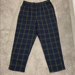 Urban Renewal Remnants Plaid Tapered Trouser Pant